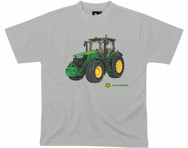 ce tee shirt pour enfant est de couleur grise et a une impression du tracteur john deere 7280r - Tracteur John Deere Enfant ce tee shirt pour enfant est de couleur grise et a une impression du tracteur john deere 7280r - Tracteur John Deere Enfant