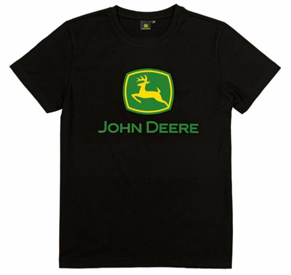 Tee shirt basique noir John Deere