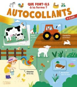 Livre d'autocollants "Que font ils à la ferme ?"