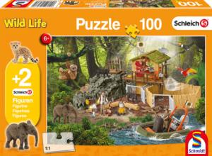 Puzzle Schleich Croco - 100 pièces