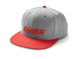 Casquette Claas grise et rouge