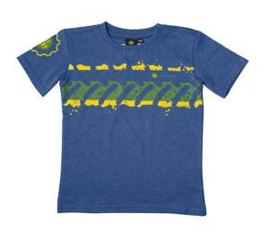 Tee shirt John Deere bleu pour enfant