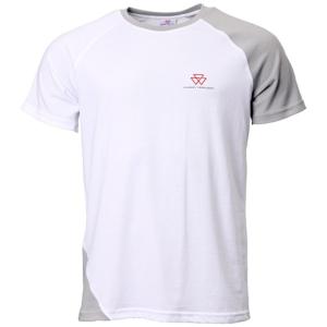 Tee shirt Massey Ferguson blanc et gris