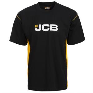 Tee shirt noir et jaune JCB