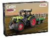 Jeu de briques CADA : Tracteur Claas Arion 660 avec remorque 1/24 à construire