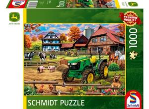 Puzzle John Deere ferme - 1000 pièces