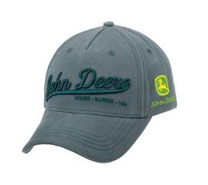 Casquette John Deere 3D anthracite