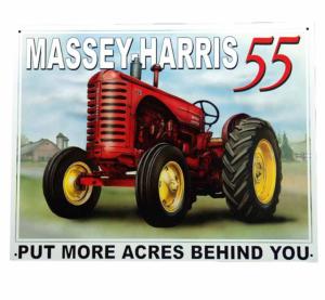 Plaque métallique Massey Harris 55
