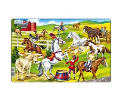 Puzzle "Le spectacle des chevaux"
