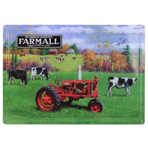 Plaque Farmall vaches