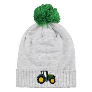 Bonnet John Deere enfant gris