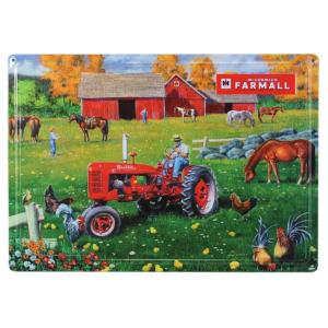 Plaque Mc cormick Farmall animaux de ferme