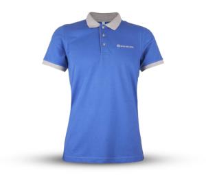Polo New Holland bleu et gris
