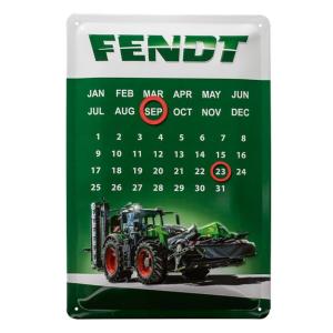 Plaque calendrier Fendt