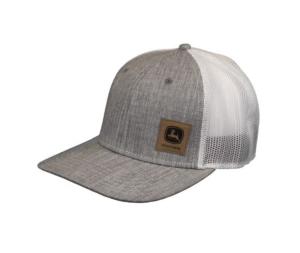 Casquette John Deere grise filet