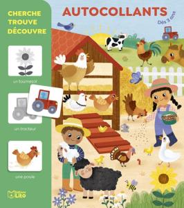 Livre autocollants cherche et trouve "à la ferme"