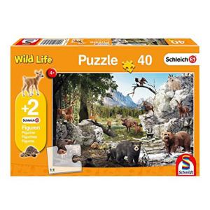 Puzzle Schleich la forêt - 40 pièces