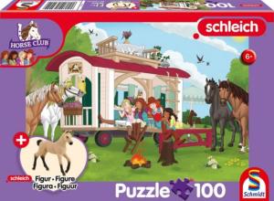 Puzzle Schleich roulotte - 100 pièces