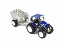 Tracteur New Holland T4 avec remorque - Tronico 1/32