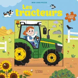 Livre puzzle "les tracteurs"