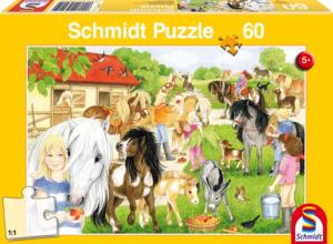 Puzzle "au Poneyclub" - 60 pièces