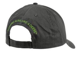 Casquette noire John Deere