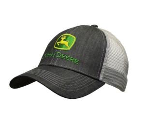 Casquette John Deere grise