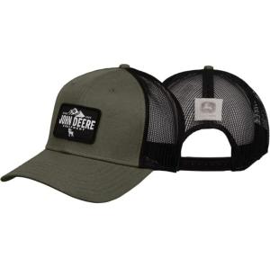 Casquette John Deere suède