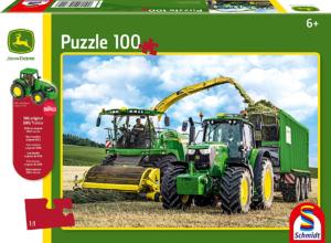 Puzzle John Deere 6195M + tracteur Siku 