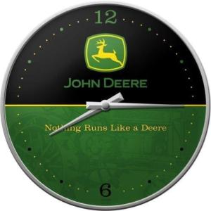 Horloge John Deere noire et verte