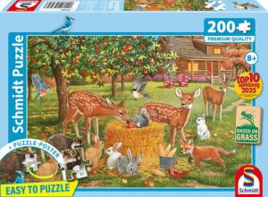 Puzzle pique nique animaux - 200 pièces