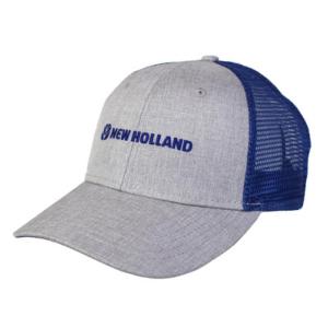 Casquette New Holland grise et bleue