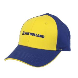 Casquette New Holland bleue et jaune 