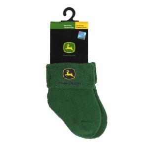 Chaussettes bébé John Deere vertes