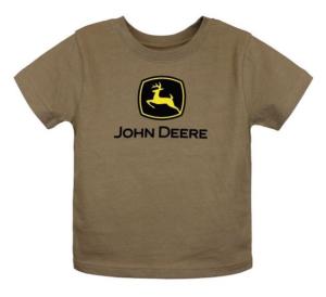 Tee shirt John Deere enfant marron