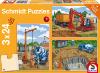 Puzzle "sur le chantier" - 3 x 24 pièces