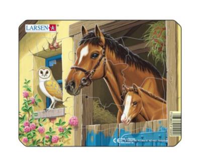 Puzzle "Les chevaux et la chouette"