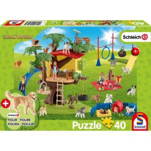 Puzzle Schleich "chiens heureux" - 40 pièces