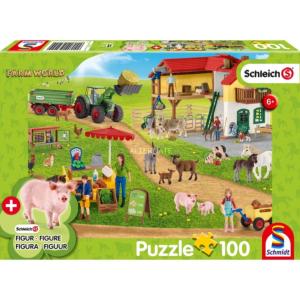 Puzzle Schleich "magasin à la ferme" - 100 pièces