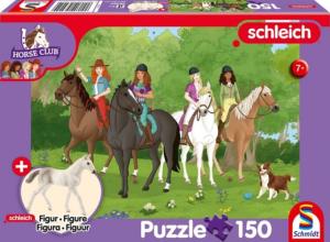 Puzzle schleich promenade - 150 pièces