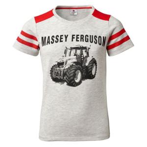 Tee shirt enfant Massey Ferguson gris clair 