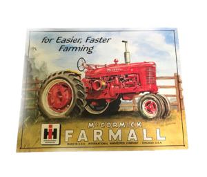Plaque métallique tracteur Farmall