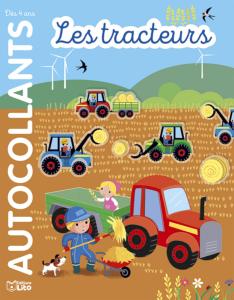 Livre autocollants les tracteurs