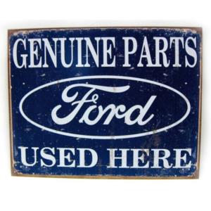 Plaque métallique Ford
