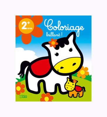 Coloriage brillant "La petite vache"