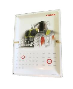 Plaque calendrier tracteur Claas