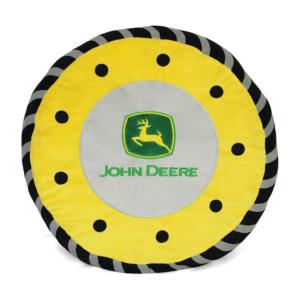 Coussin John Deere en forme de roue
