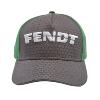 Casquette Fendt grise et verte