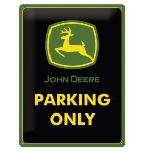 Plaque parking Only John Deere