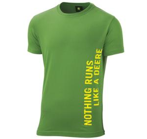 Tee shirt vert John Deere "Nothing Runs Like A Deere"